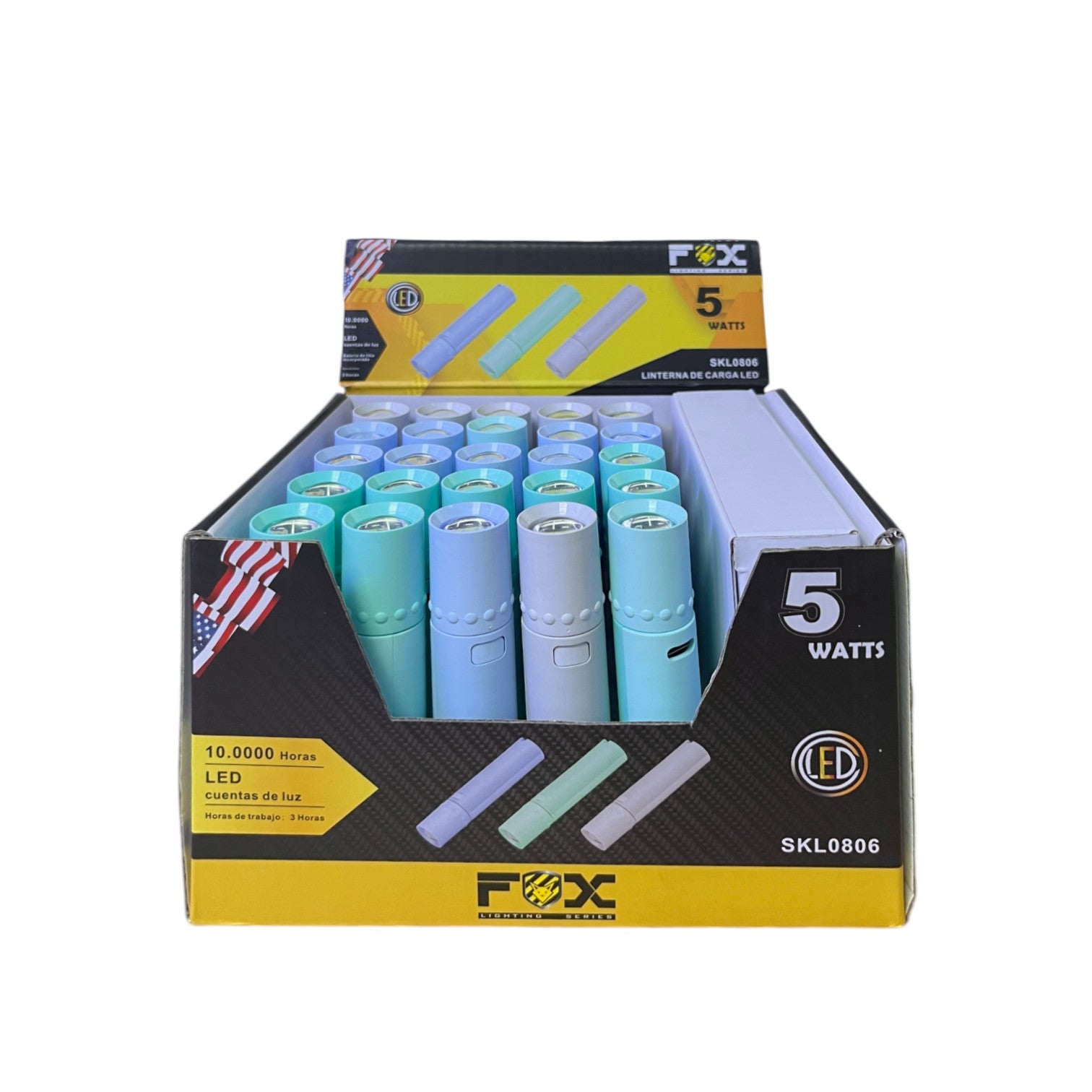 LINTERNA FOX LED RECARGABLE LINTERNA FOX LED RECARGABLE